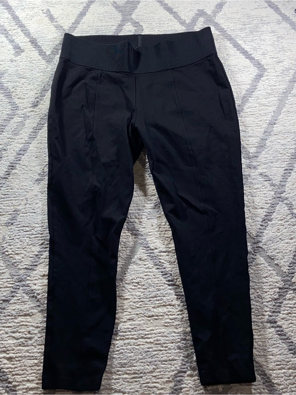 Silver Jeans Black High-Waist Skinny Ponte Pants